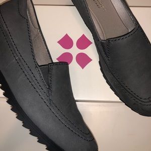 Naturalizer Harker Grey Nubuck Wedge Size 7.5M